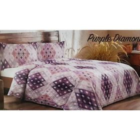 Özdilek Purple Diamond Mor Çift Kişilik Yatak Örtüsü