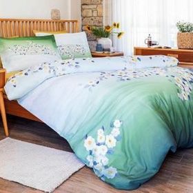 Özdilek Ranforce Çift Kişilik Daffodil Yeşil Nevresim Takımı