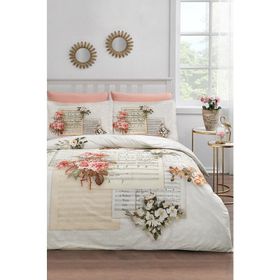 Özdilek Ranforce Çift Kişilik Vintage Rosa Ranforce Nevresim Takımı