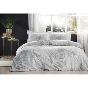 Özdilek Ranforce Frunze Gri 160x220 cm Tek Kişilik Nevresim Takımı
