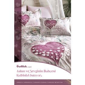 Özdilek Ranforce Garden Of Love Çift Kişilik Nevresim Takımı