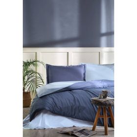 Özdilek Ranforce Mavi Karina 200x220 cm Çift Kişilik Nevresim Takımı