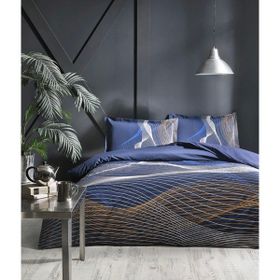 Özdilek Ranforce Resumo Lacivert 200 x 220 cm Çift Kişilik Nevresim Takımı