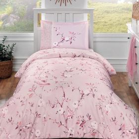 Özdilek Ranforce Tek Kişilik Ivy Rose Pembe Pike Takımı