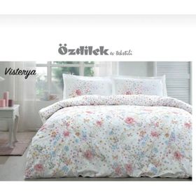 Özdilek Ranforce Visterya 200 x 220 cm Çift Kişilik Nevresim Takımı