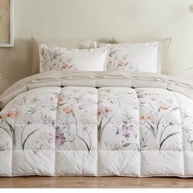 Özdilek Ranforce White Lily Lila Çift Kişilik Uyku Seti