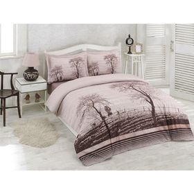 Özdilek Ranforce Wood (Floral) çift Kişilik Nevresim Takımı