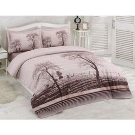 Özdilek Ranforce Wood (Floral) çift Kişilik Nevresim Takımı