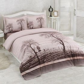 Özdilek Ranforce Wood (Floral) çift Kişilik Nevresim Takımı
