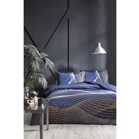 Özdilek Resumo Lux Ranforce Lacivert Çift Kişilik Pike Takımı