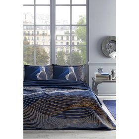 Özdilek Resumo Lux Ranforce Lacivert Çift Kişilik Pike Takımı