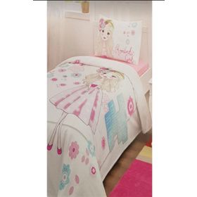 Özdilek Romantic Girl Ranforce Pembe Tek Kişilik Pike Takımı