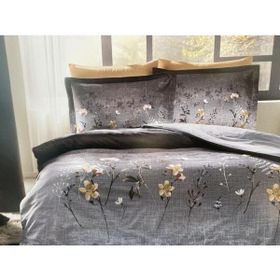 Özdilek Saten Pastoral Ramas Secas Çift Kişilik Nevresim Takımı
