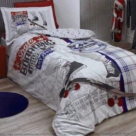 Özdilek Skate Bej Tek Kişilik Nevresim Takımı