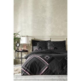 Özdilek Snazzy Pembe 200 x 220 cm Çift Kişilik Ranforce Çarşaf Nevresim Takımı