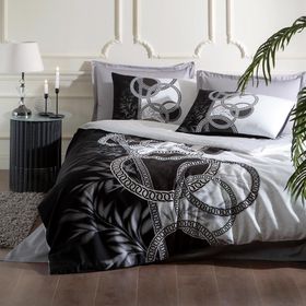 Özdilek Soft Life Cadena Saten Bej Çift Kişilik Nevresim Takımı
