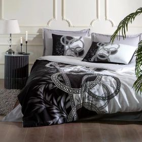 Özdilek Soft Life Cadena Saten Bej Çift Kişilik Nevresim Takımı