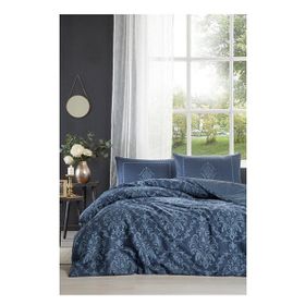 Özdilek Soft Life Classic Saten Petrol Çift Kişilik Nevresim Takımı