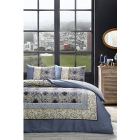 Özdilek Soft Life Classic Saten Petrol Çift Kişilik Nevresim Takımı