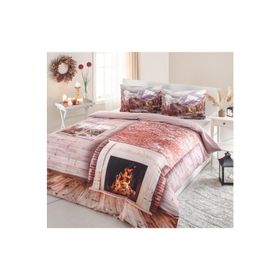 Özdilek Soft Life Saten Majolica Mavi Çift Kişilik Nevresim Takımı