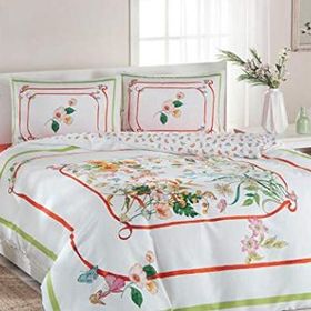 Özdilek Soft Life Vinca Saten Çift Kişilik Nevresim Takımı
