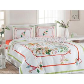 Özdilek Soft Life Vinca Saten Çift Kişilik Nevresim Takımı