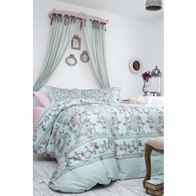 Özdilek Soft Life Vital Mint Saten Çift Kişilik Nevresim Takımı