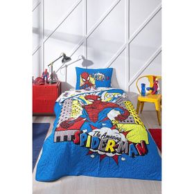 Özdilek Spiderman New York Disney Lisanslı Tek Kişilik Çocuk Yatak Örtüsü