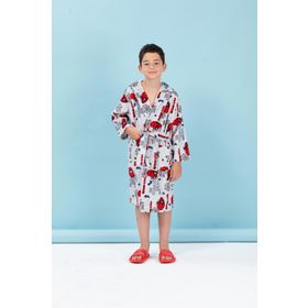 Özdilek Spiderman Wall Disney Lisanslı 5/6 Yaş Kapüşonlu Çocuk Bornozu