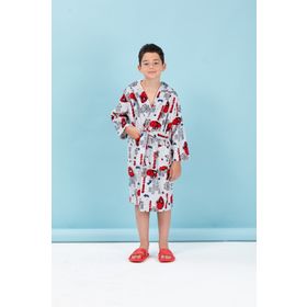 Özdilek Spiderman Wall Disney Lisanslı 7/8 Yaş Kapüşonlu Çocuk Bornozu
