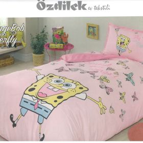 Özdilek Spongebob Butterfly Tek Kişilik Nevresim Takımı