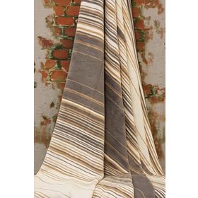 Özdilek Striped Pamuklu Bej 150x200 cm Tek Kişilik Battaniye