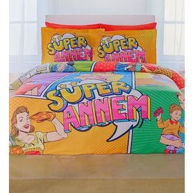 Özdilek Süper Annem Kırmızı Çift Kişilik Nevresim Takımı