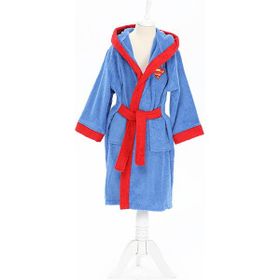 Özdilek Superman Colors Lisanslı 5/6 Yaş Kapüşonlu Çocuk Bornozu