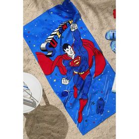 Özdilek Superman Star Lisanslı 60x120 Kadife Plaj Havlusu