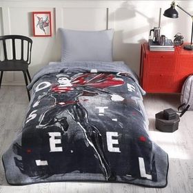 Özdilek Superman Steel Lisanslı 160x220 Tek Kişilik Çocuk Battaniyesi
