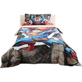 Özdilek Superman Steel Lisanslı Gri Tek Kişilik Nevresim Takımı