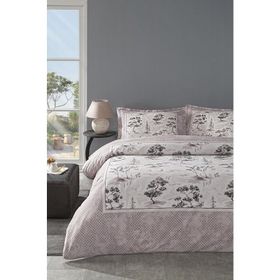 Özdilek Toile De Jouy Pudra Çift Kişilik Ranforce Nevresim Takımı