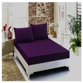 Özdilek Trend Yastık Kılıflı Mürdüm Tek Kişilik 100x200 cm Çarşaf