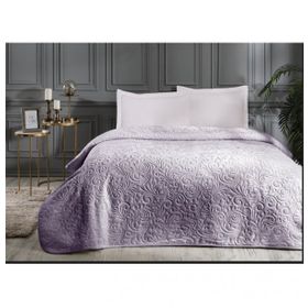 Özdilek Trendy Açık Lila 220x240 cm Çift Kişilik Battaniye
