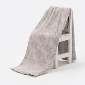 Özdilek Trendy Art Deco Gri Tek Kişilik Battaniye