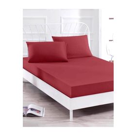 Özdilek Trendy Bordo 100x200 cm Tek Kişilik Fitted Çarşaf