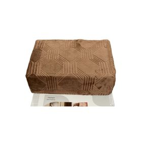 Özdilek Trendy Embos 155x220 cm Art Deco Light Brown Tek Kişilik Battaniye