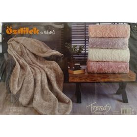 Özdilek Trendy Embos Açık Lila Çift Kişilik Battaniye