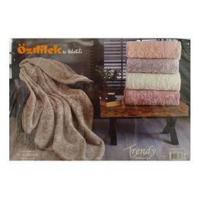 Özdilek Trendy Embos Açık Lila Çift Kişilik Battaniye