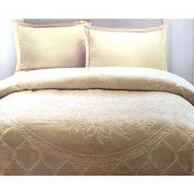 Özdilek Trendy Embos Hardal 220x240 cm Çift Kişilik Battaniye