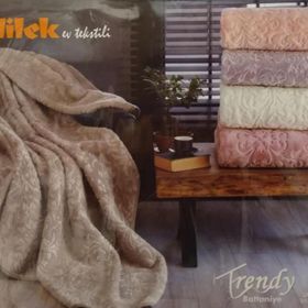 Özdilek Trendy Embos Krem Çift Kişilik Battaniye