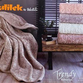 Özdilek Trendy Embos Krem Çift Kişilik Battaniye