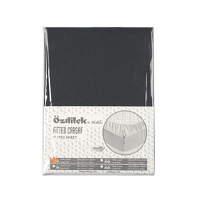 Özdilek Trendy Fitted Yastıklı Ranforce Antrasit 160x200 cm Çarşaf