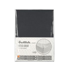 Özdilek Trendy Fitted Yastıklı Ranforce Antrasit 160x200 cm Çarşaf